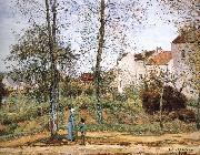 Camille Pissarro Village garden oil painting artist